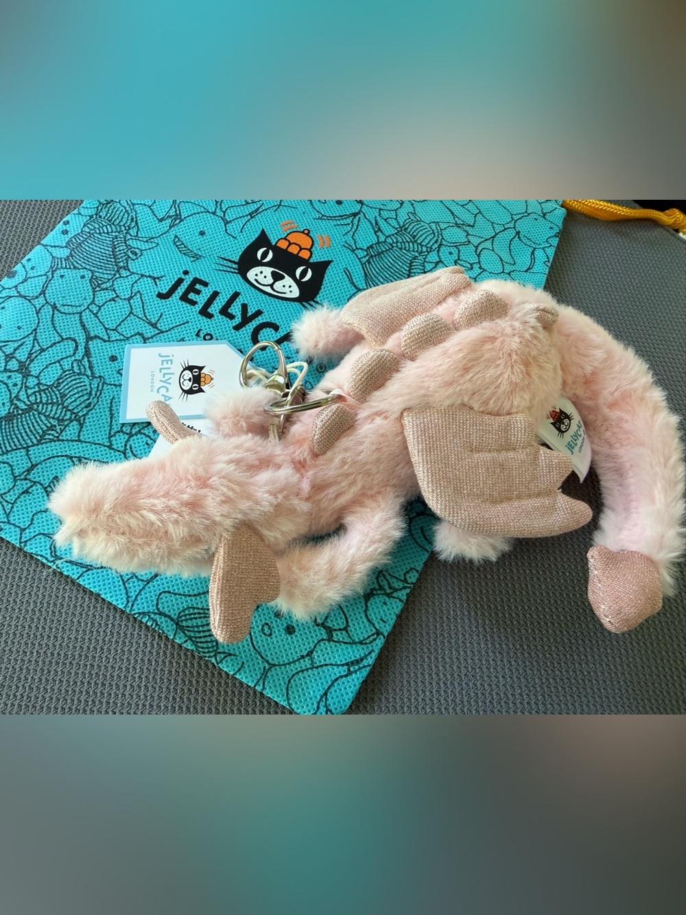 Pink Sky Dragon Inspired Bag Pendant/Keychain Decoration Toy - Plush
